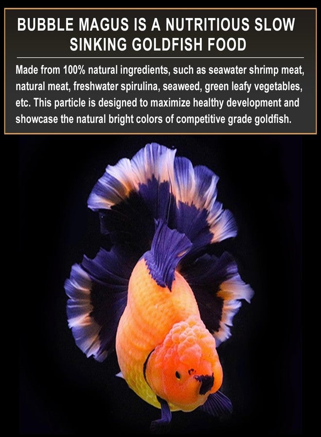 Bubble Magus Sinking Goldfish Food, Color Enhancing, Balanced Diet, All Natural Ingredients, Clear Water Formula, Slow Sinking Gold Fish Pellets, Goldfish Ultra Color （2oz） - Image 3